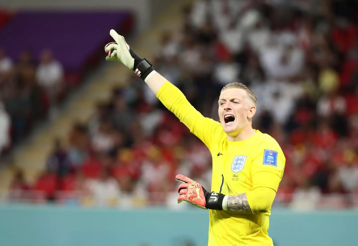 Pickford is England's starting goalkeeper. (Image