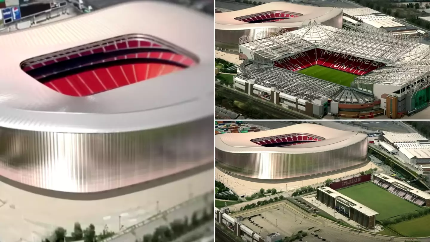 Stadium designer shows how new Man Utd stadium could look if Old Trafford is demolished by Sir Jim Ratcliffe