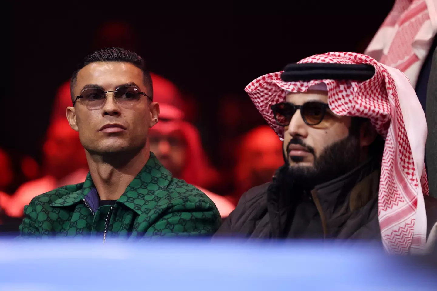 Cristiano Ronaldo in attendance for the 'Day of Reckoning' card. Image: Getty 