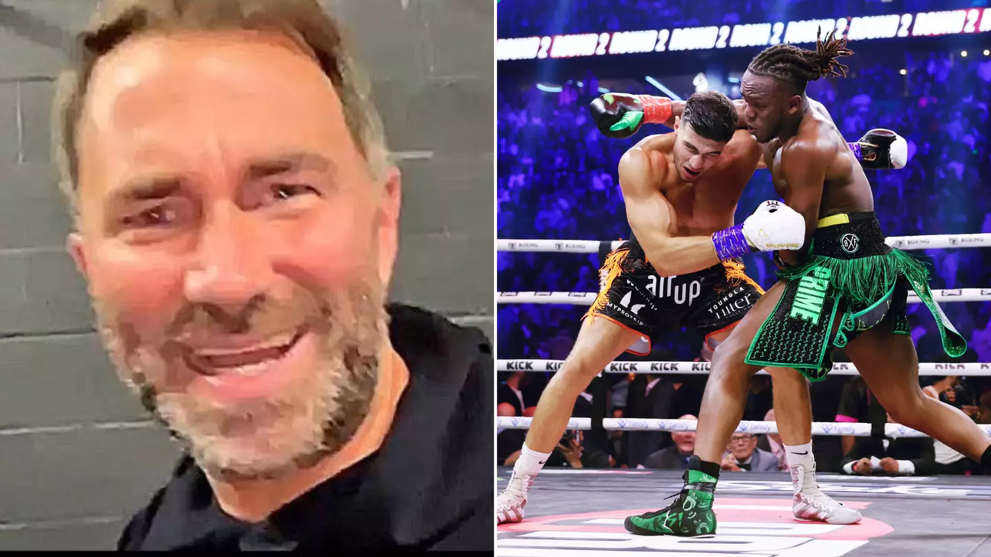 Eddie Hearn gives straight answer when asked who won between KSI and Tommy Fury, it's telling