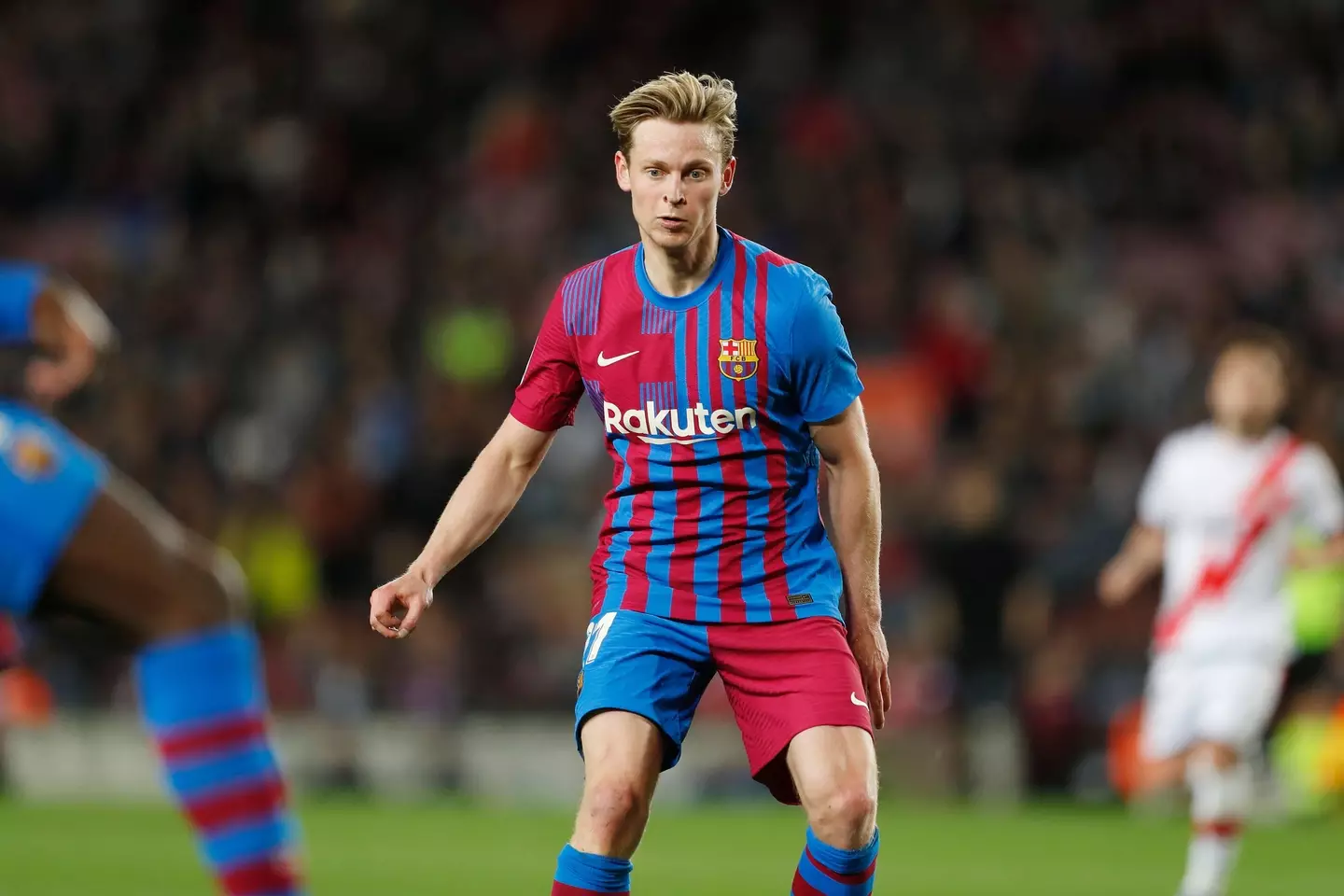 Frenkie de Jong's sale could alleviate some of the wage budget at Barcelona. Image: Alamy