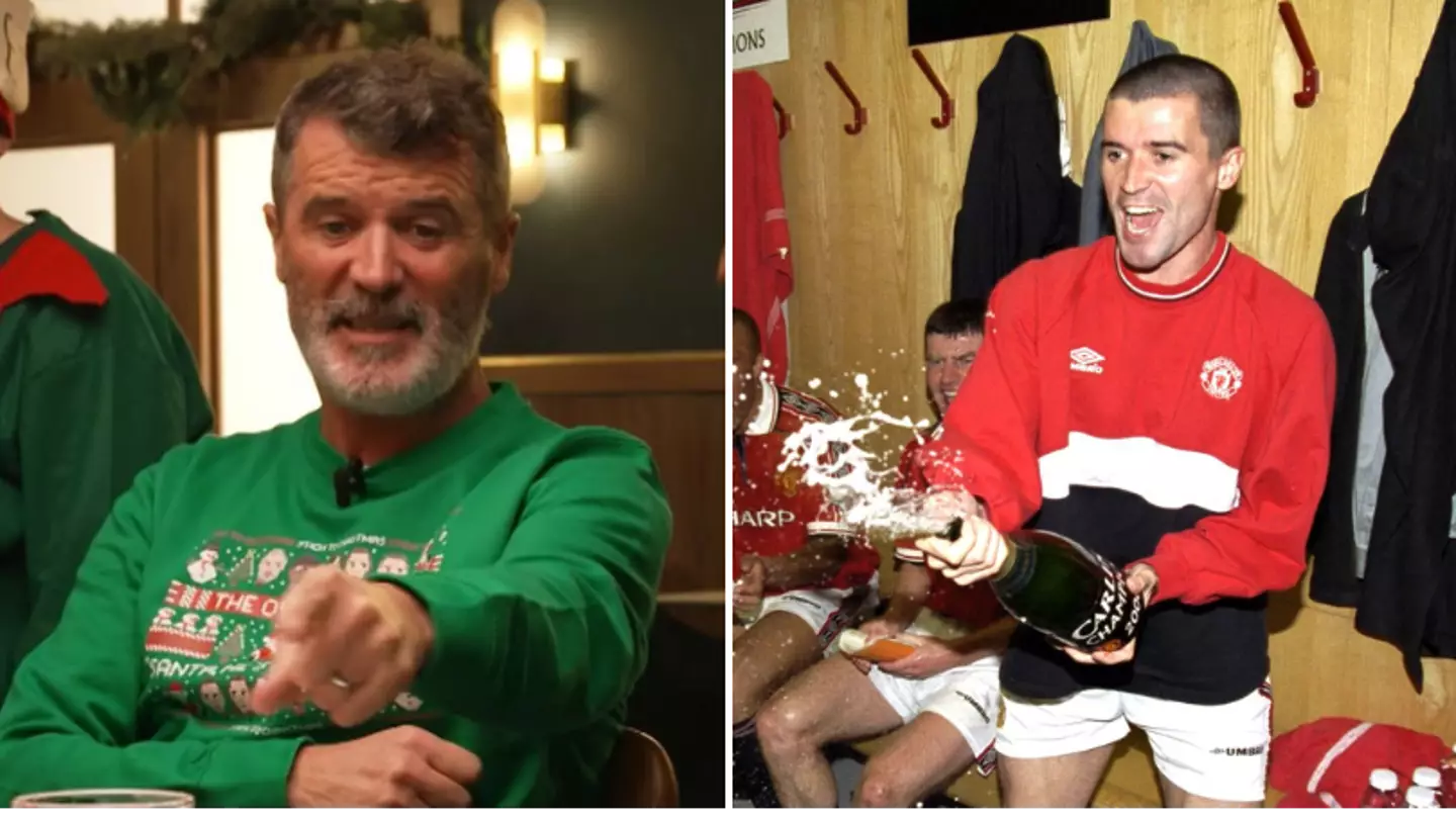 Roy Keane says he was once banned from Manchester United's Christmas party, he went out by himself