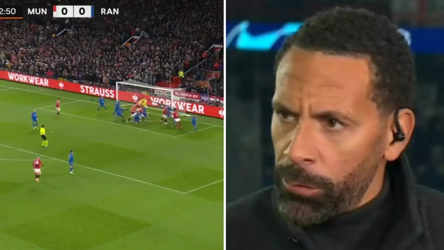 Rio Ferdinand goes off script with social media post during TNT Sports commentary while watching Man Utd vs Rangers