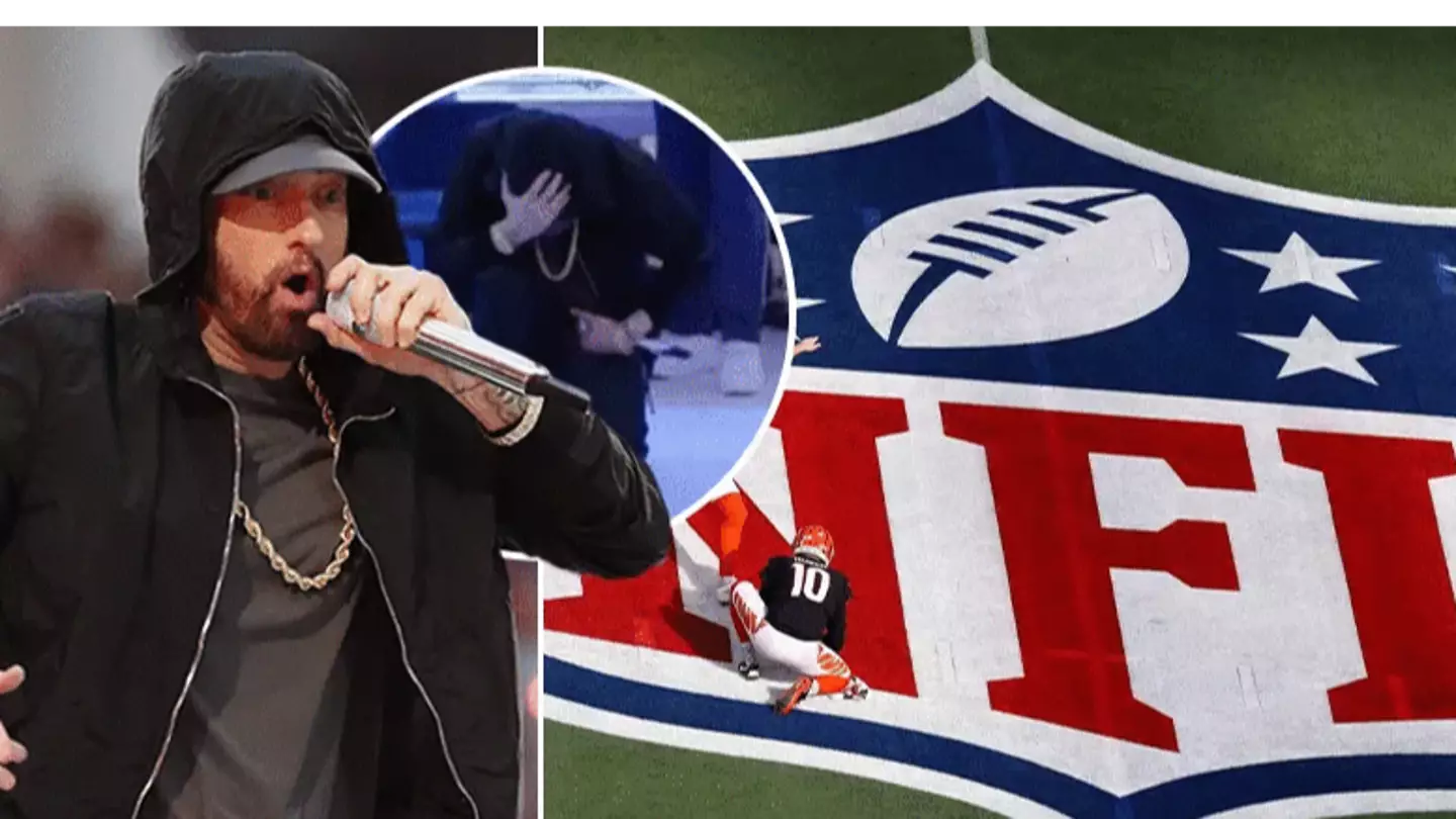 NFL Responds To Eminem Taking The Knee During Super Bowl Halftime Show