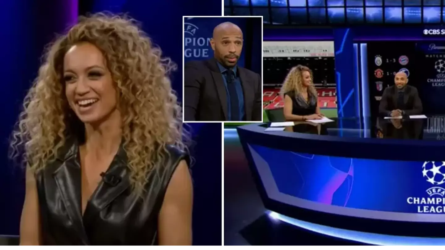 Fans noticed Thierry Henry’s hilarious reaction to Kate Abdo’s engagement announcement