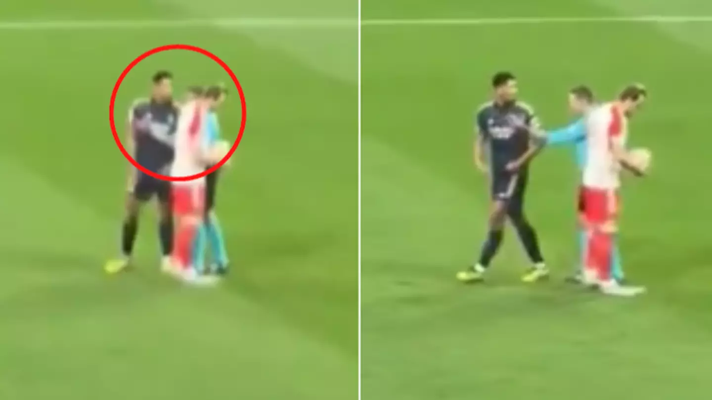 Bellingham 'yểm bùa' Kane trên chấm 11m và cái kết 2 Harry Kane's reaction says it all after what Jude Bellingham did off camera  before Bayern Munich