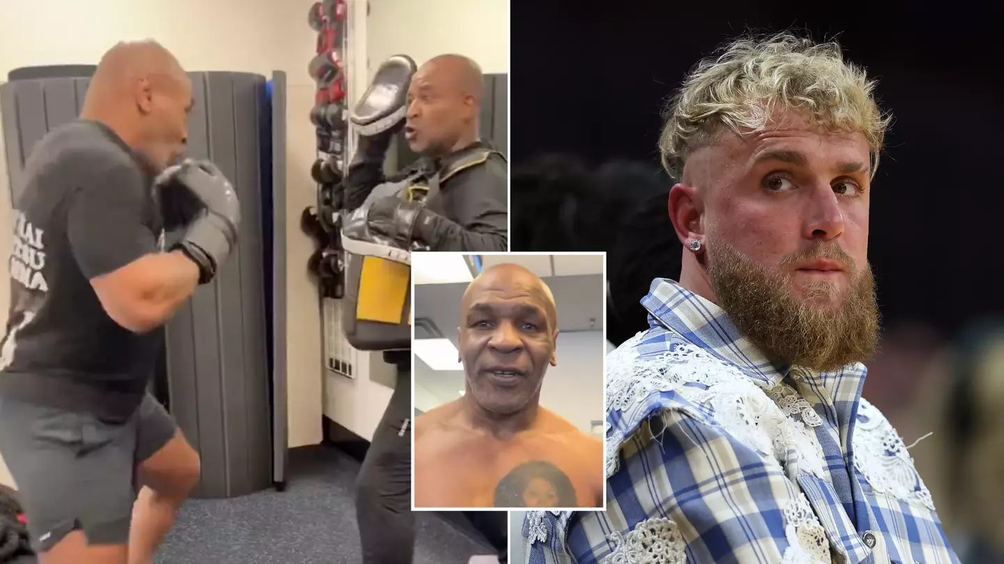 Mike Tyson starts day one of training for Jake Paul and fans think the fight is already done