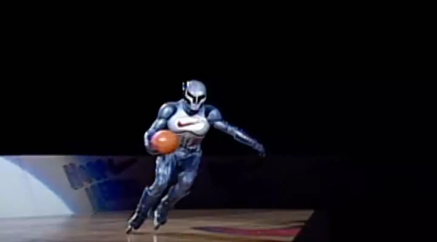 The Swoosh-Man wore a $125,000 suit. Image: Getty