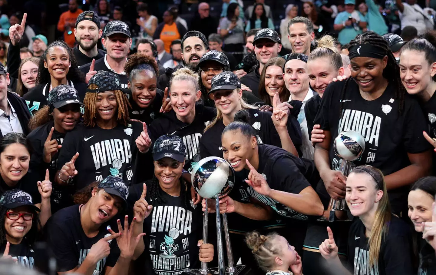 The New York Liberty won the WNBA in 2024 (Credit:Getty)