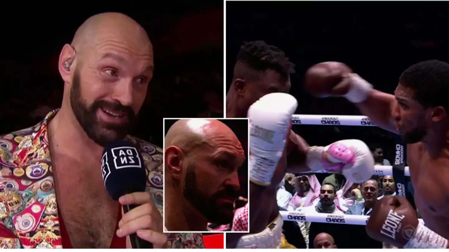 Tyson Fury keeps it real in reacting to Anthony Joshua's knockout win over Francis Ngannou