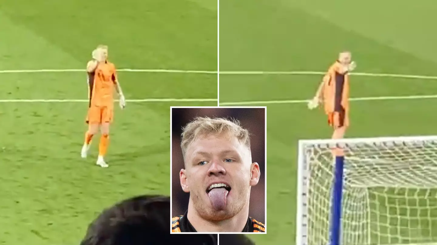 Arsenal Goalkeeper Aaron Ramsdale Trolls Chelsea Fans After Bukayo Saka's Late Penalty At Stamford Bridge