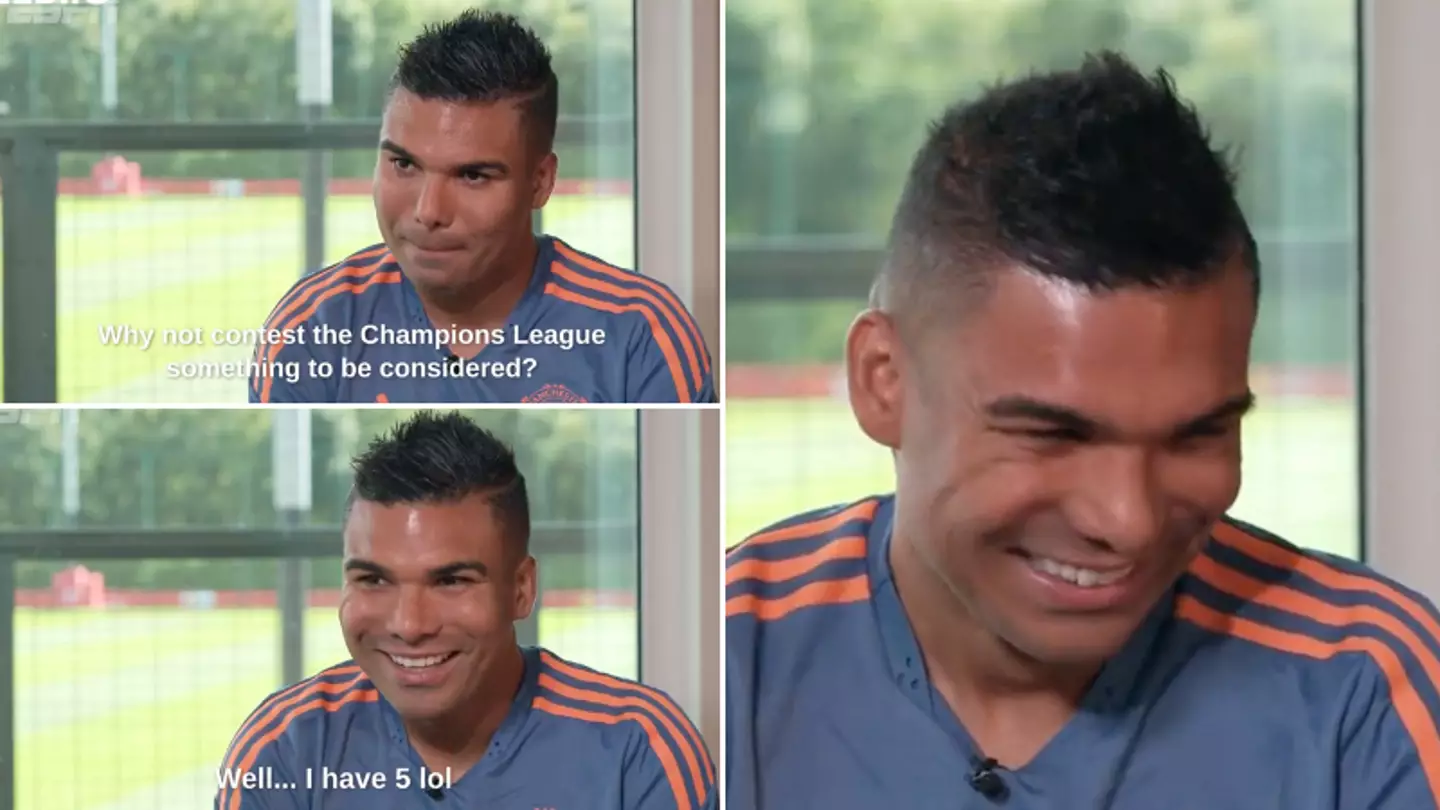 Casemiro asked why he forfeited Champions League football to sign for Man United