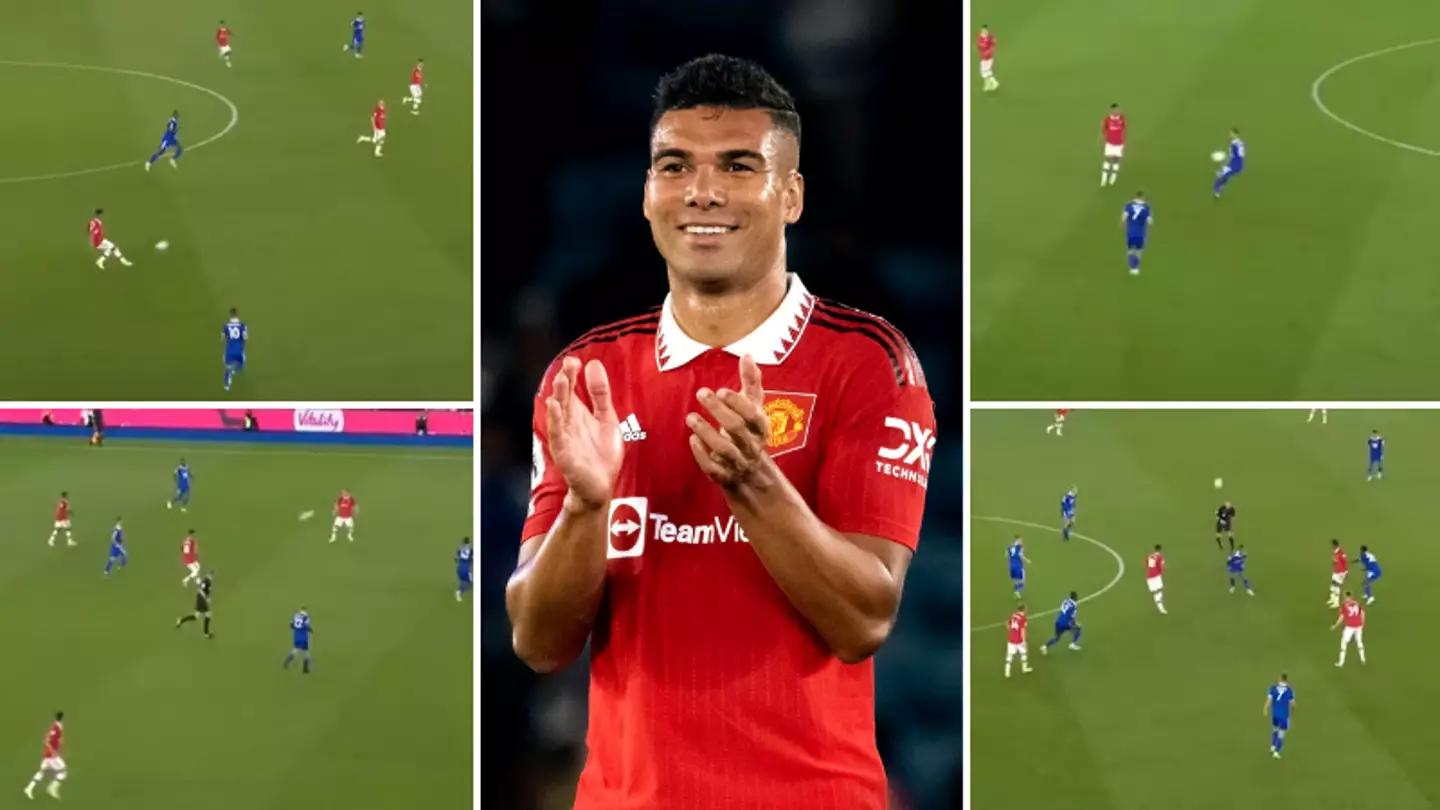 A compilation of Casemiro's 31-minute cameo against Leicester shows how good of a player he is