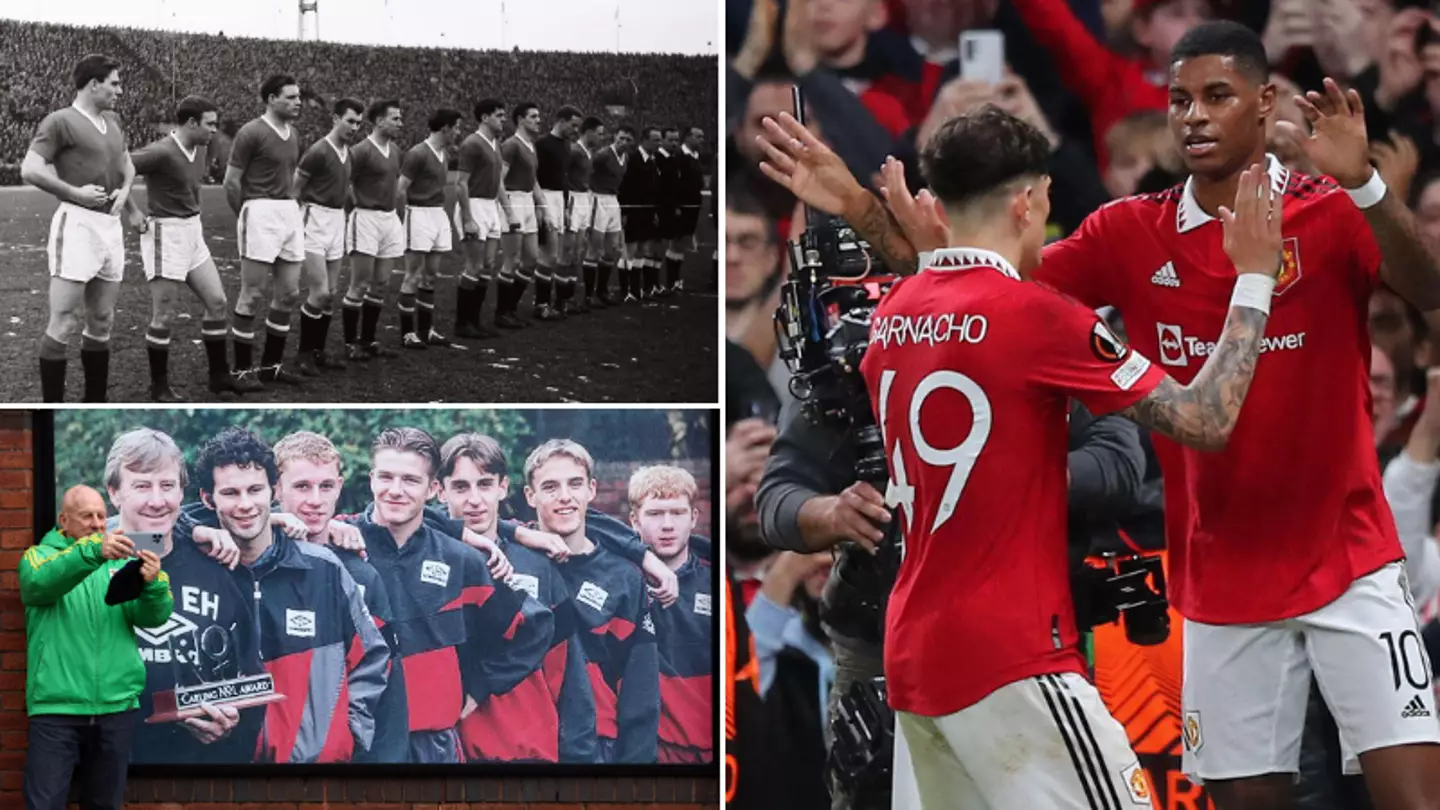 Man Utd have named an academy graduate in their squad for the last 85 years