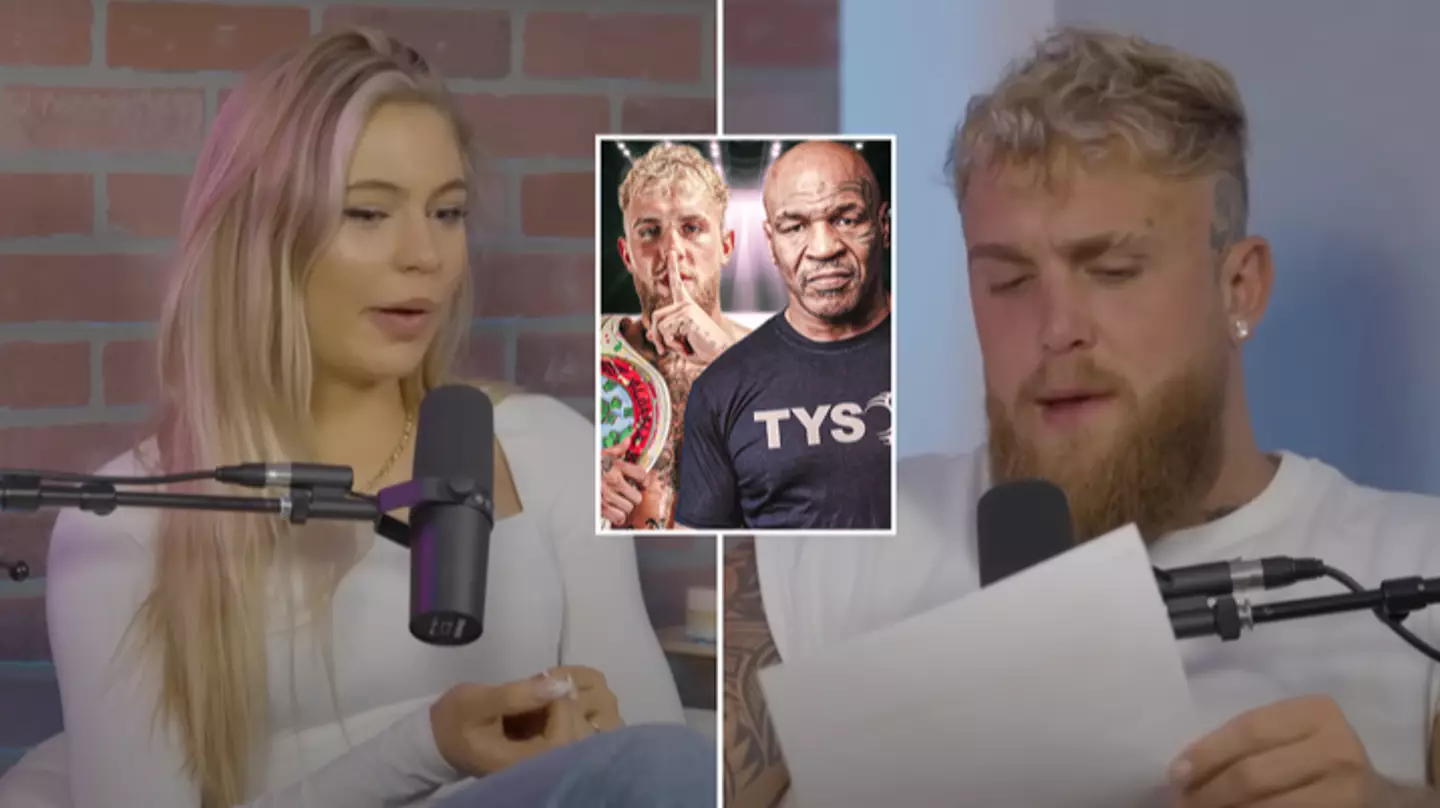 Jake Paul's girlfriend Jutta Leerdam gives her prediction for Mike Tyson fight in front of him