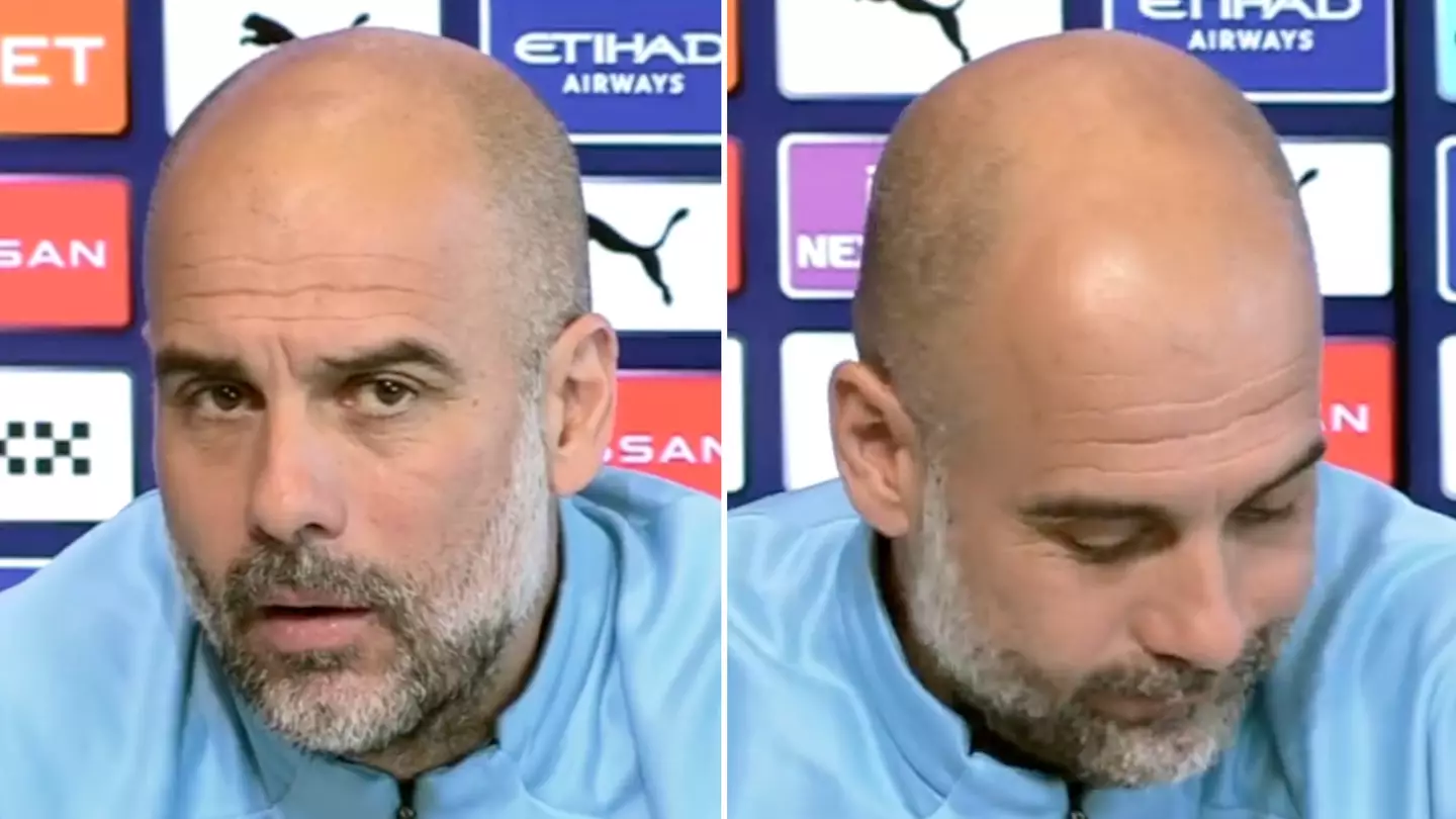 Pep Guardiola asked why he has never been sacked as a manager, he responds brilliantly