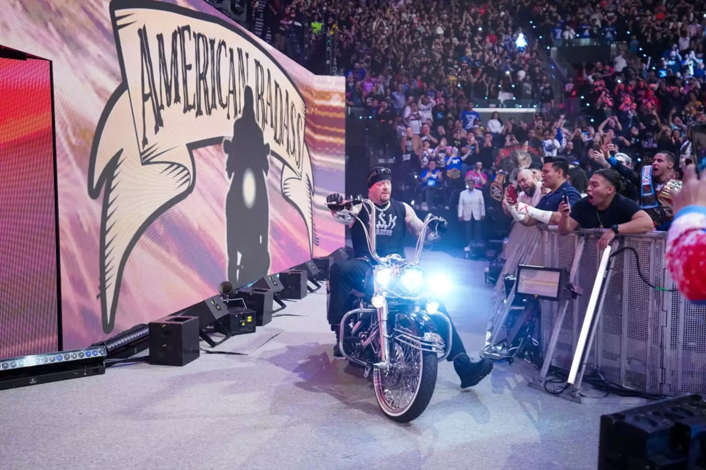 The Undertaker made a surprise appearance on WWE Raw's Netflix premiere this month (Image: Getty)