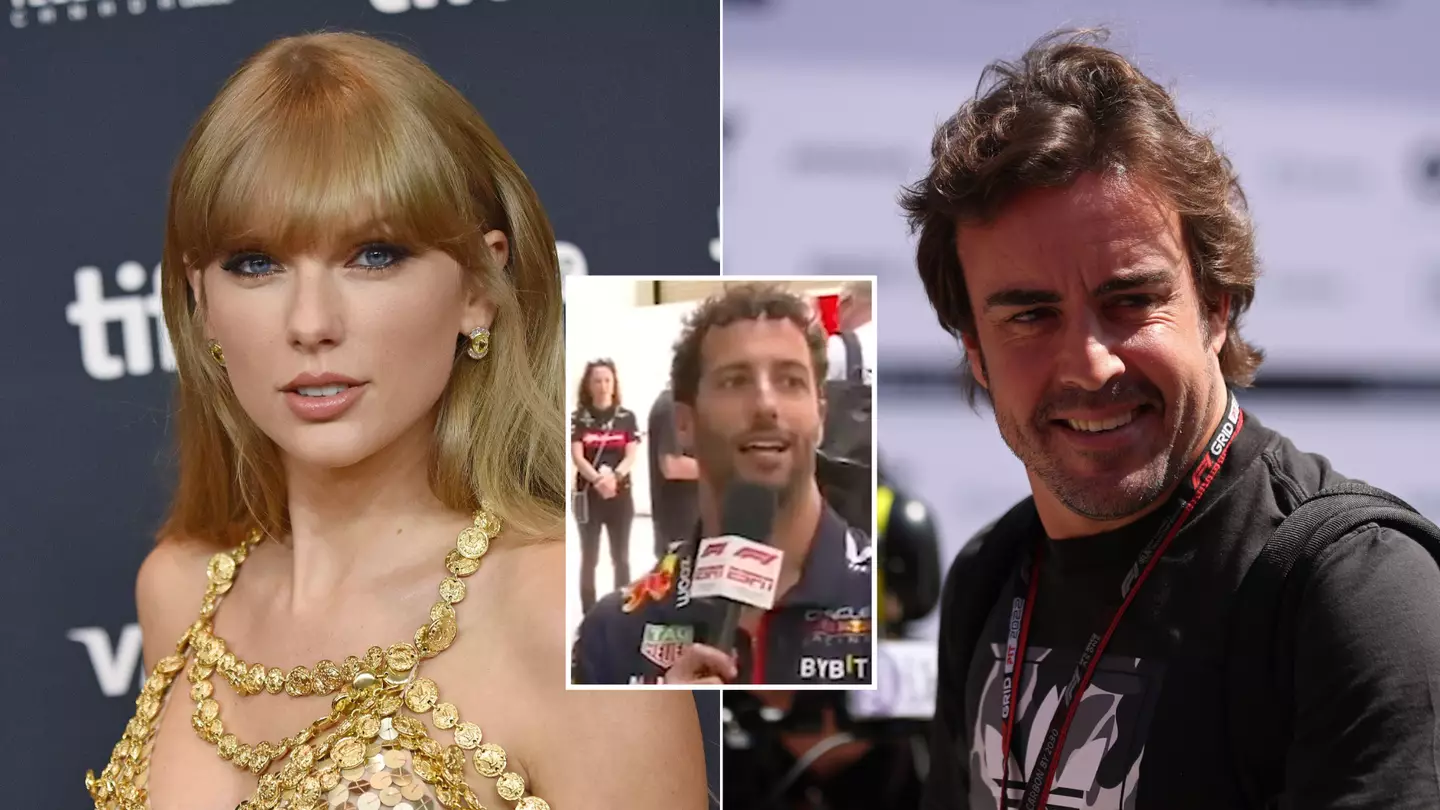 Daniel Ricciardo gives hilarious take on Fernando Alonso and Taylor Swift rumours