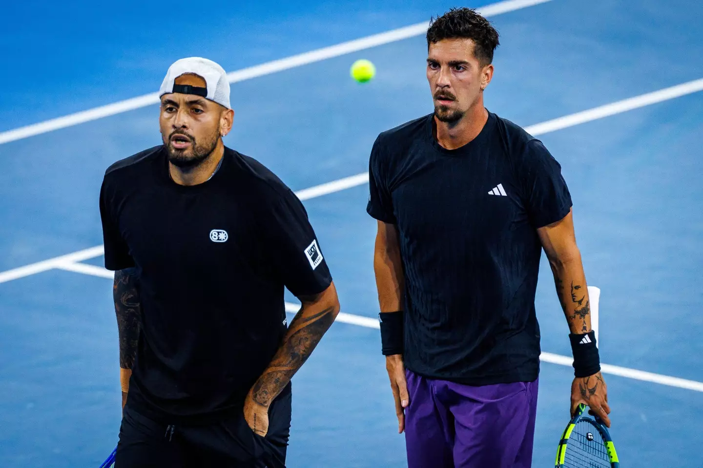 Nick Kyrgios is set to play doubles with Thanasi Kokkinakis. Image: Getty