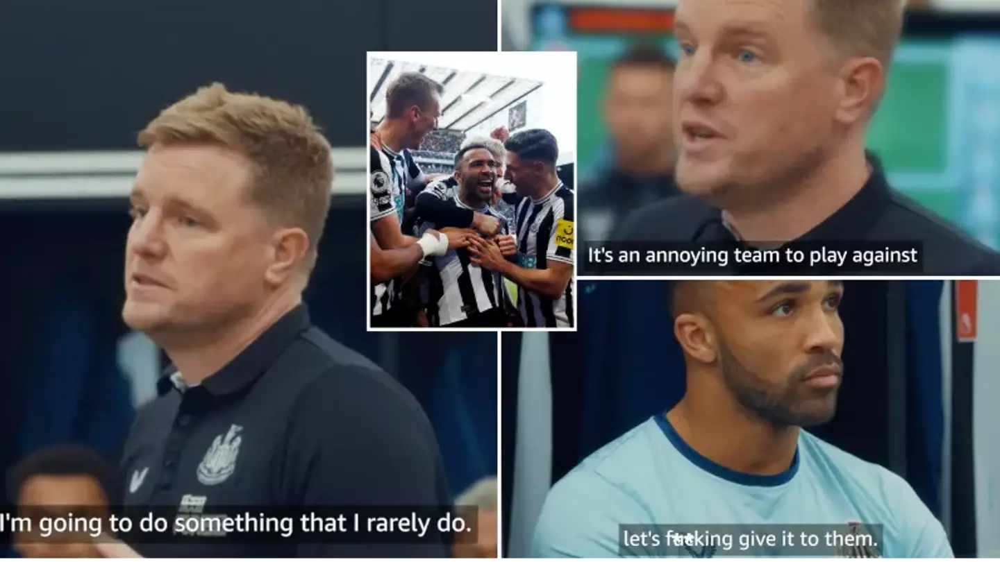 Eddie Howe used Erik ten Hag's words to motivate his Newcastle players to beat Man United