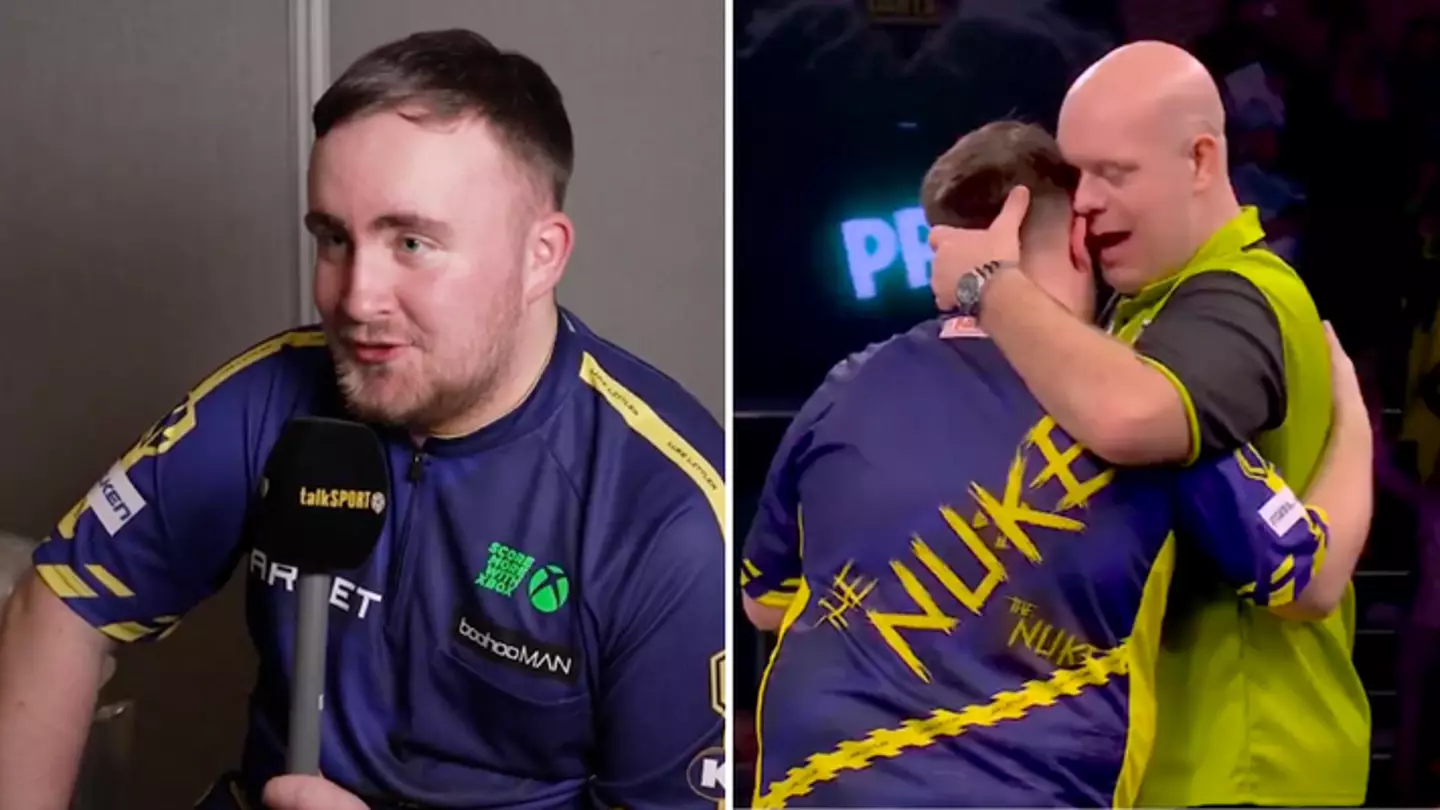 Luke Littler reveals what Michael van Gerwen said to him after he beat the Dutchman to become World Champion
