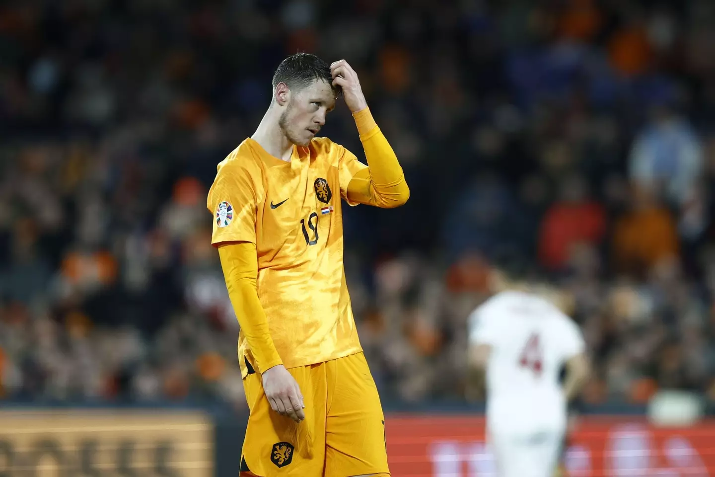 Wout Weghorst during Netherlands vs. Gibraltar. Image: Alamy 