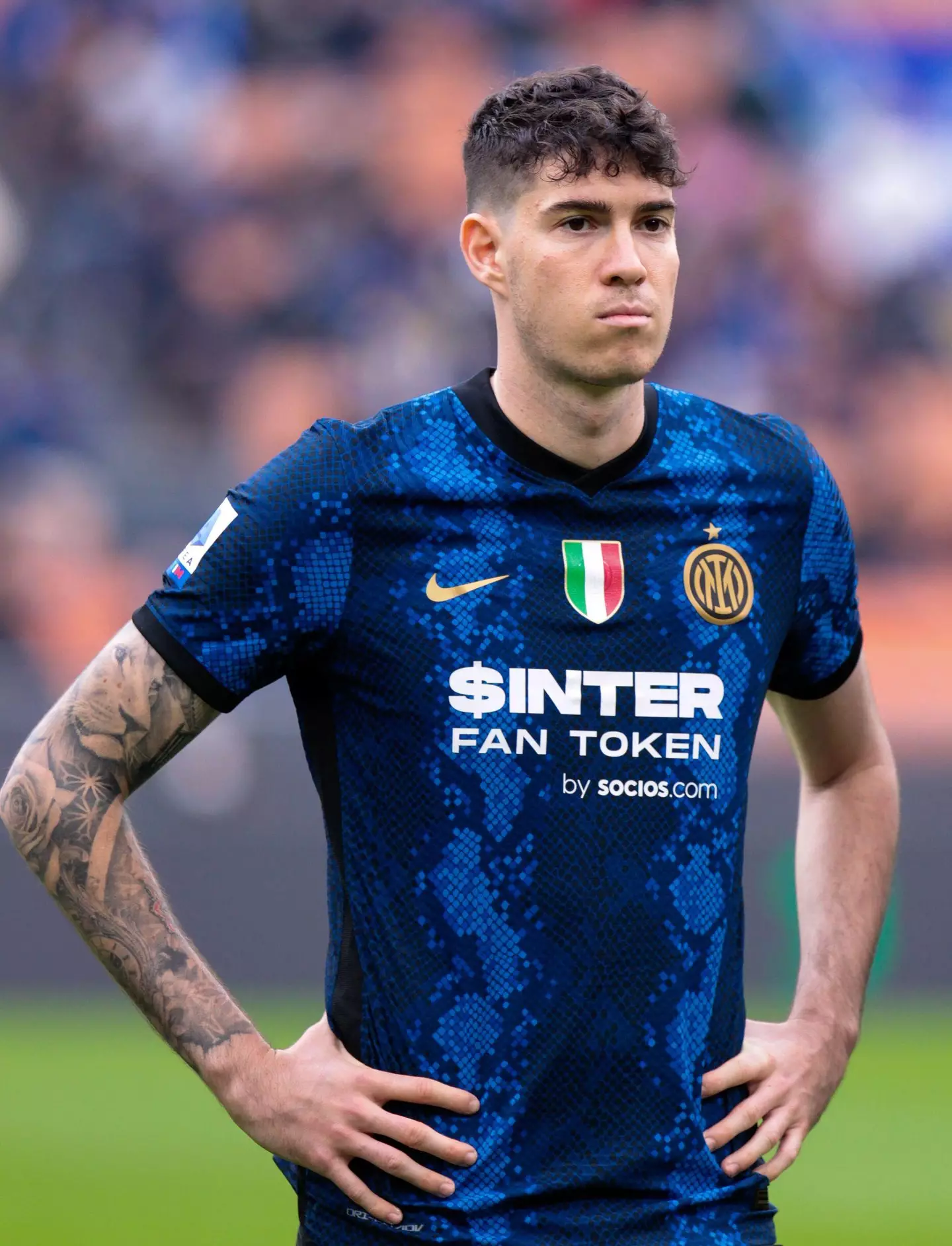 Inter Milan vs Udinese in the Serie A - Alessandro Bastoni. (Alamy)