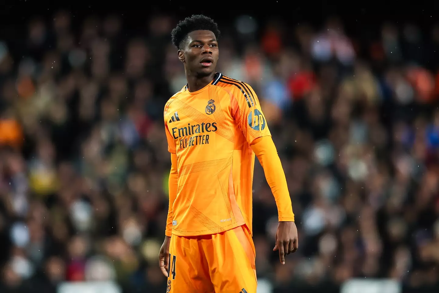 Aurelien Tchouameni has been linked with a move away from Real Madrid. Image: Getty