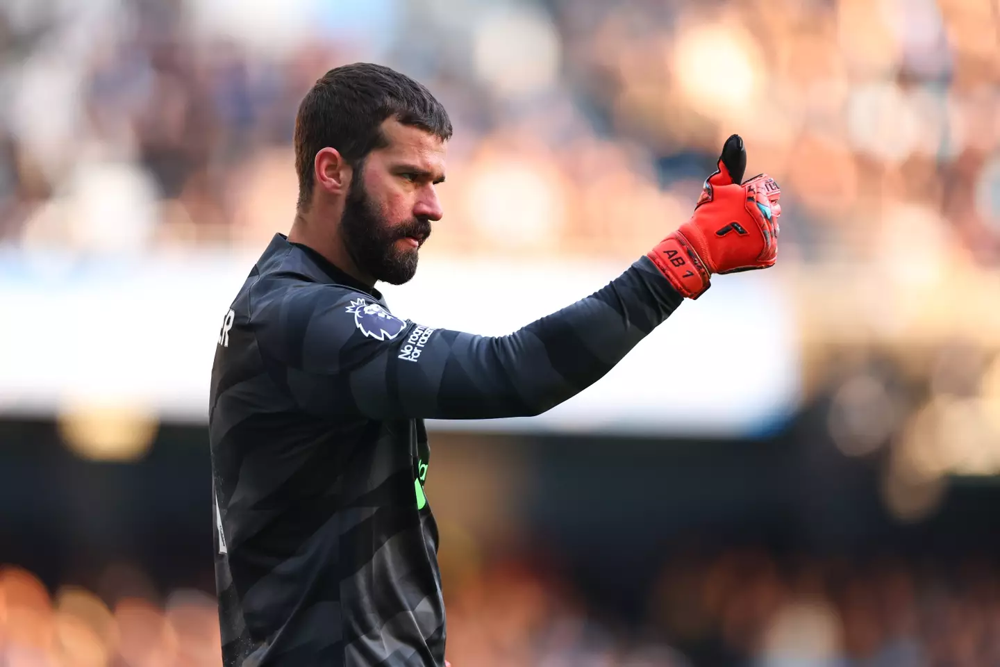 Liverpool goalkeeper Alisson. (