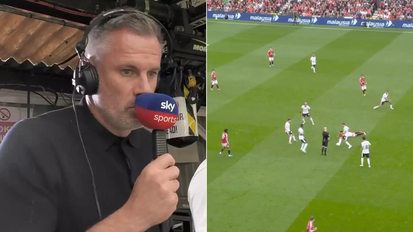 Jamie Carragher calls out 'cocky' Liverpool player after 'unprofessional' moment against Man Utd