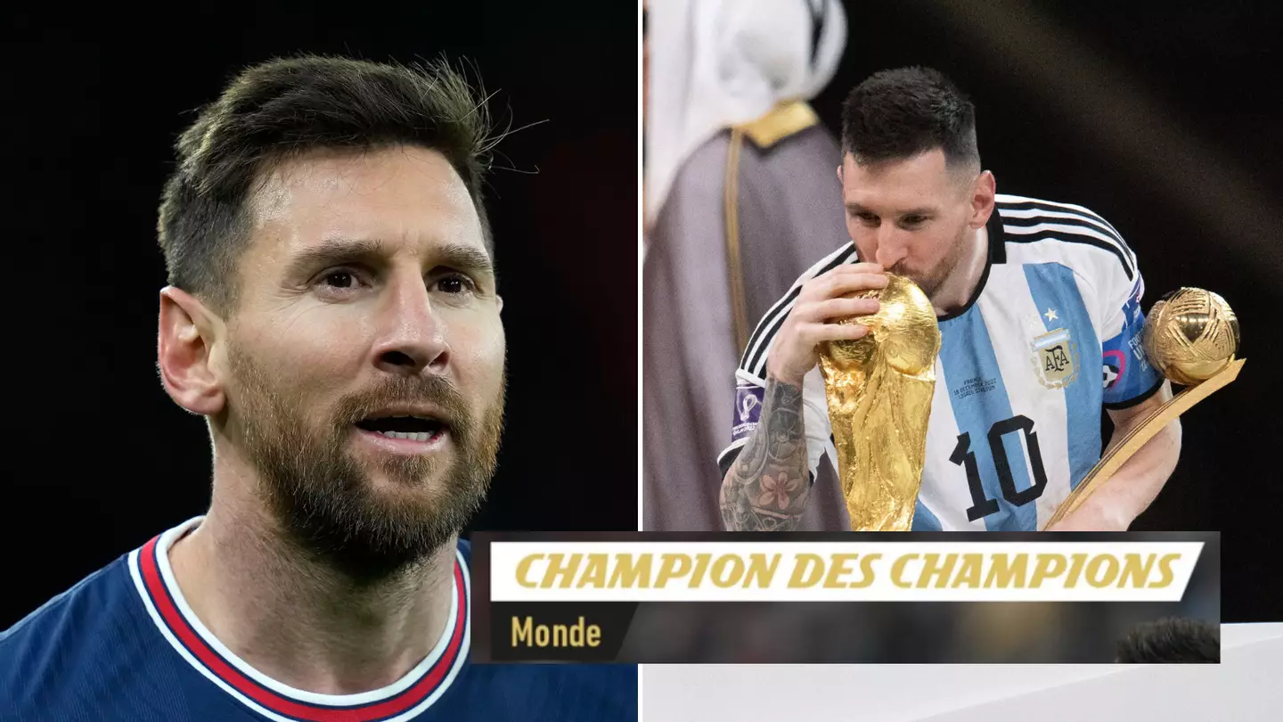 Lionel Messi is 'taking over France' after winning Champions of Champion award
