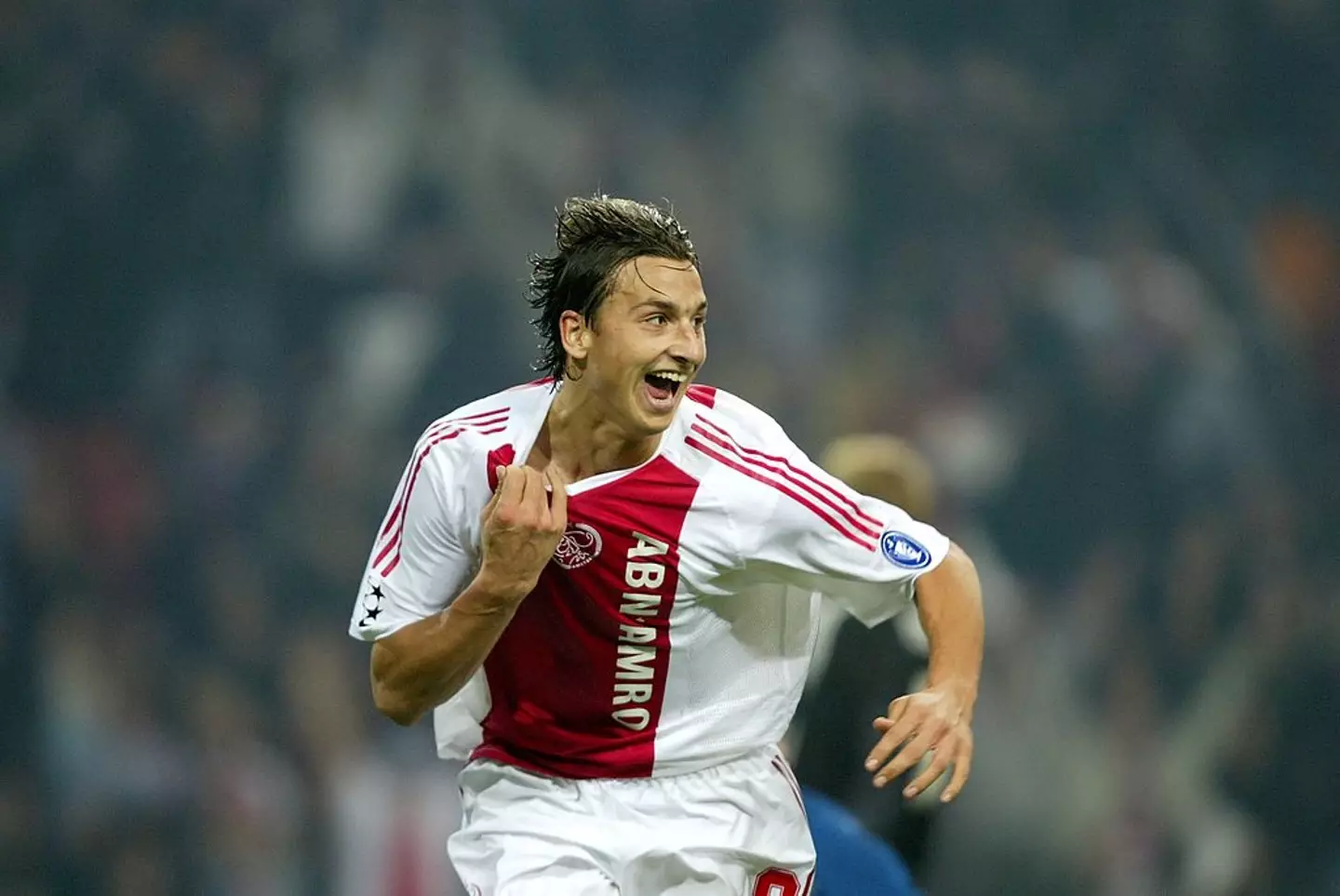 Zlatan Ibrahimovic in action for Ajax -
