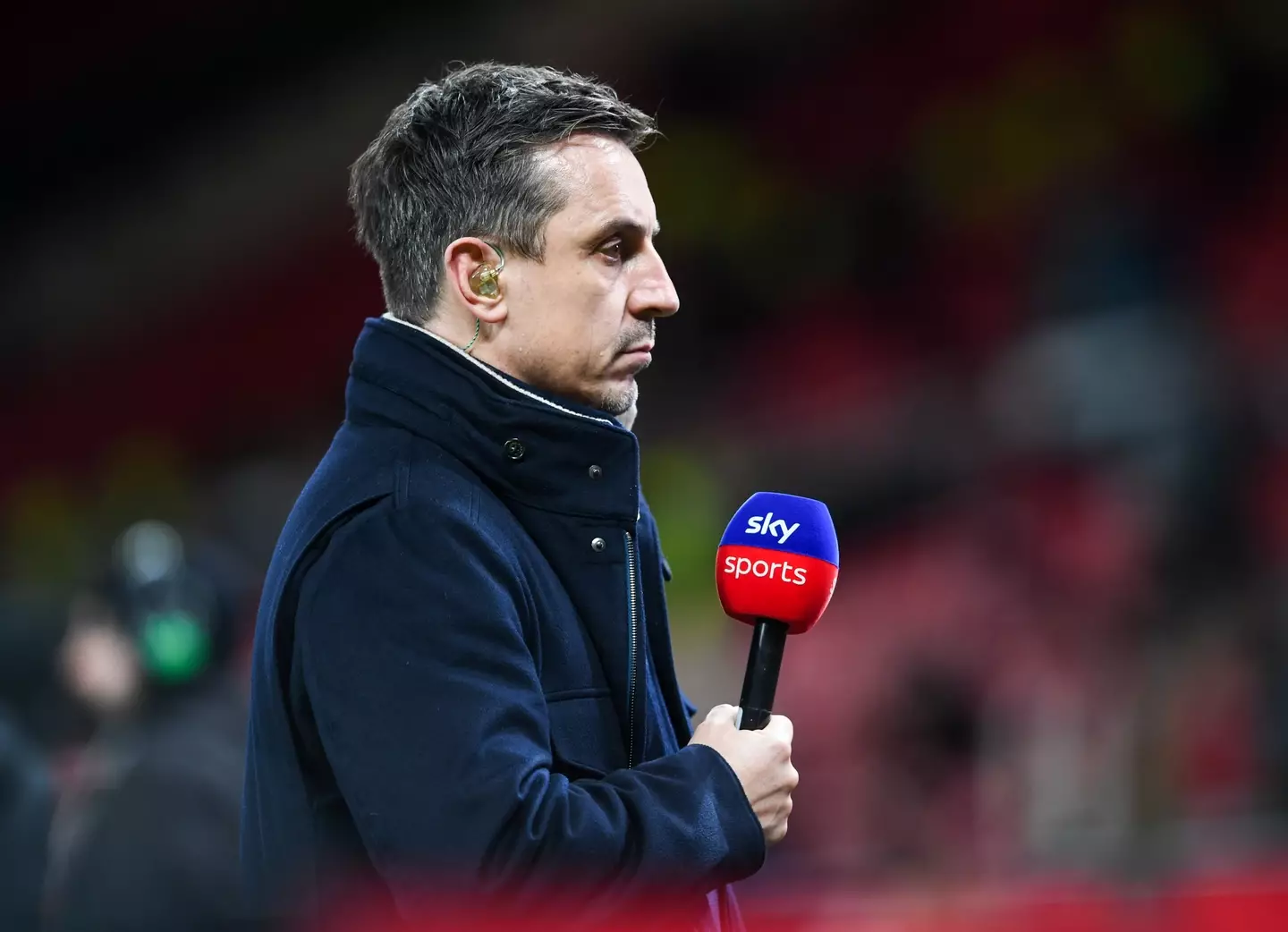 Gary Neville spent his entire career at Manchester United, winning 16 trophies. Image: Getty