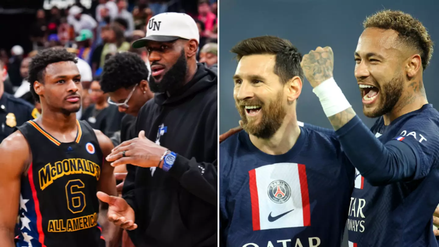 LeBron James wants son Bronny to get special perk Lionel Messi and Neymar received as official request made
