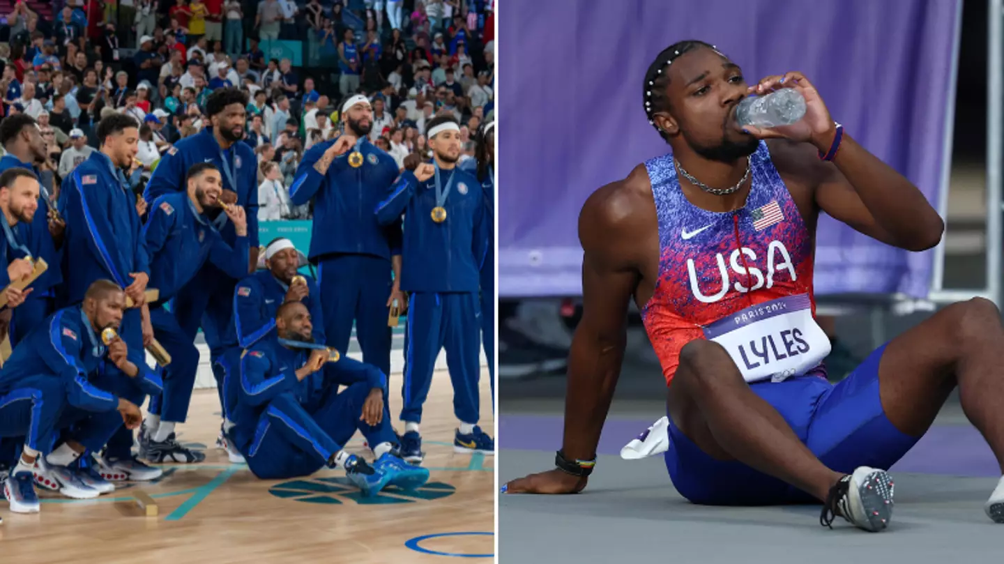 USA basketball appear to aim ANOTHER brutal dig at Noah Lyles after winning gold at Olympics