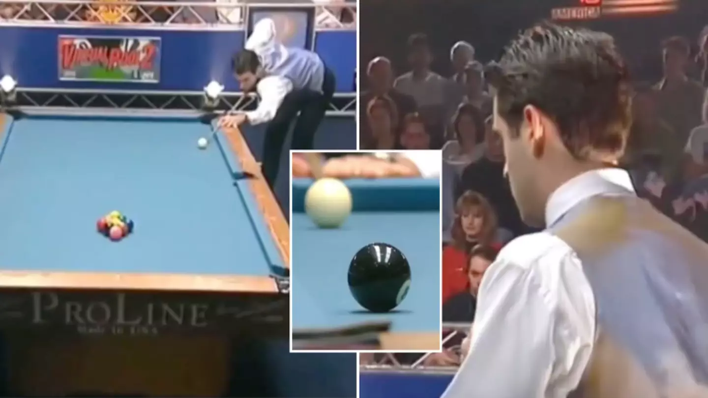 Footage shows what happened when Ronnie O'Sullivan decided to play pool in a television tournament