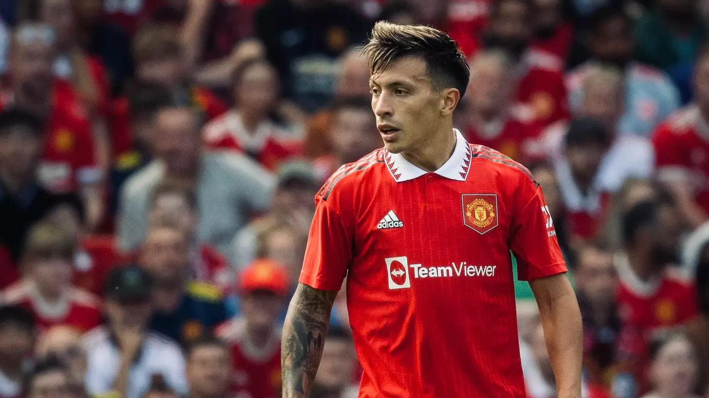 Lisandro Martinez at Old Trafford in pre-season. (Alamy)