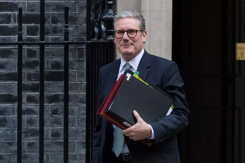 Prime Minister Sir Keir Starmer leaves 10 Downing Street -