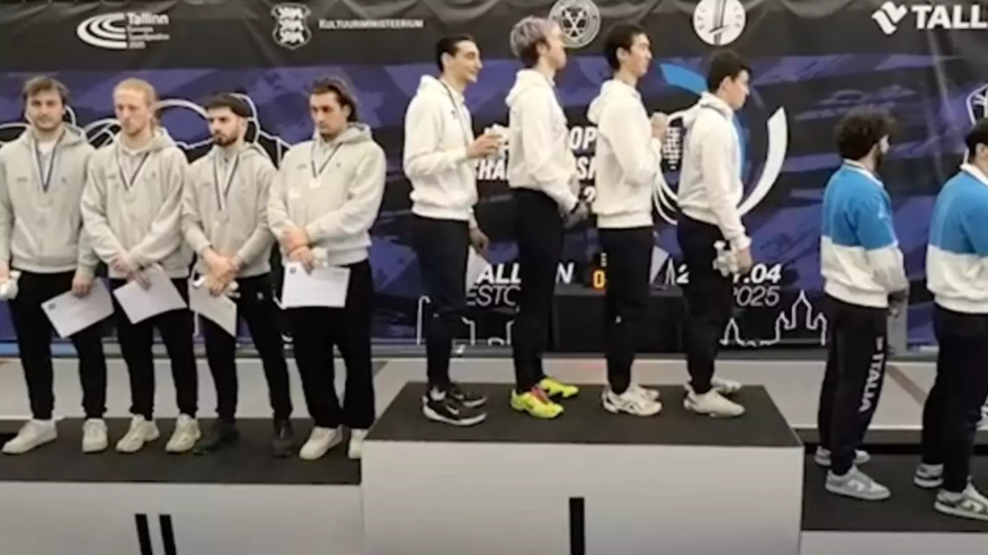 Swiss fencers issue statement after turning back on Israel flag and anthem during medal ceremony
