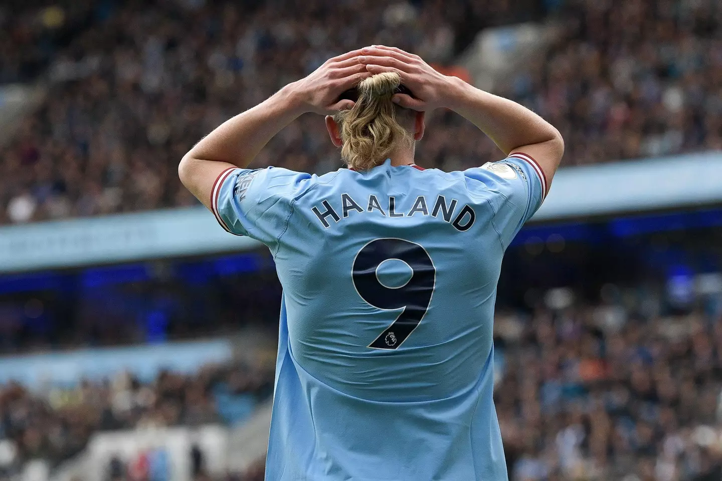 Haaland was left wondering for once. Image: Alamy