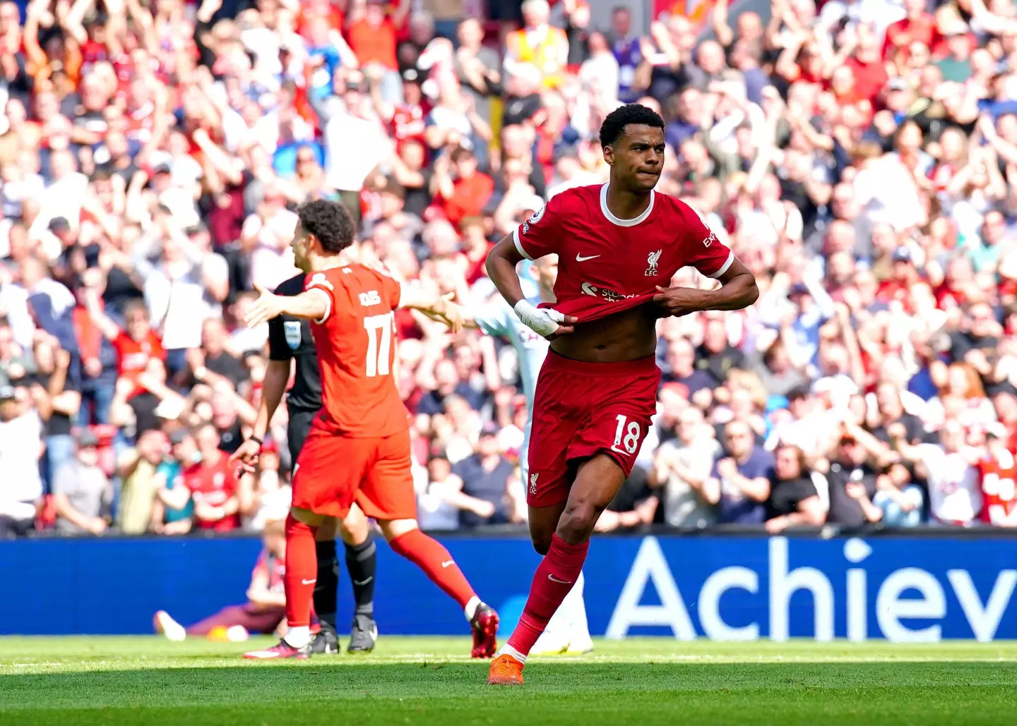 Gakpo scores but it's ruled out. Image: Alamy