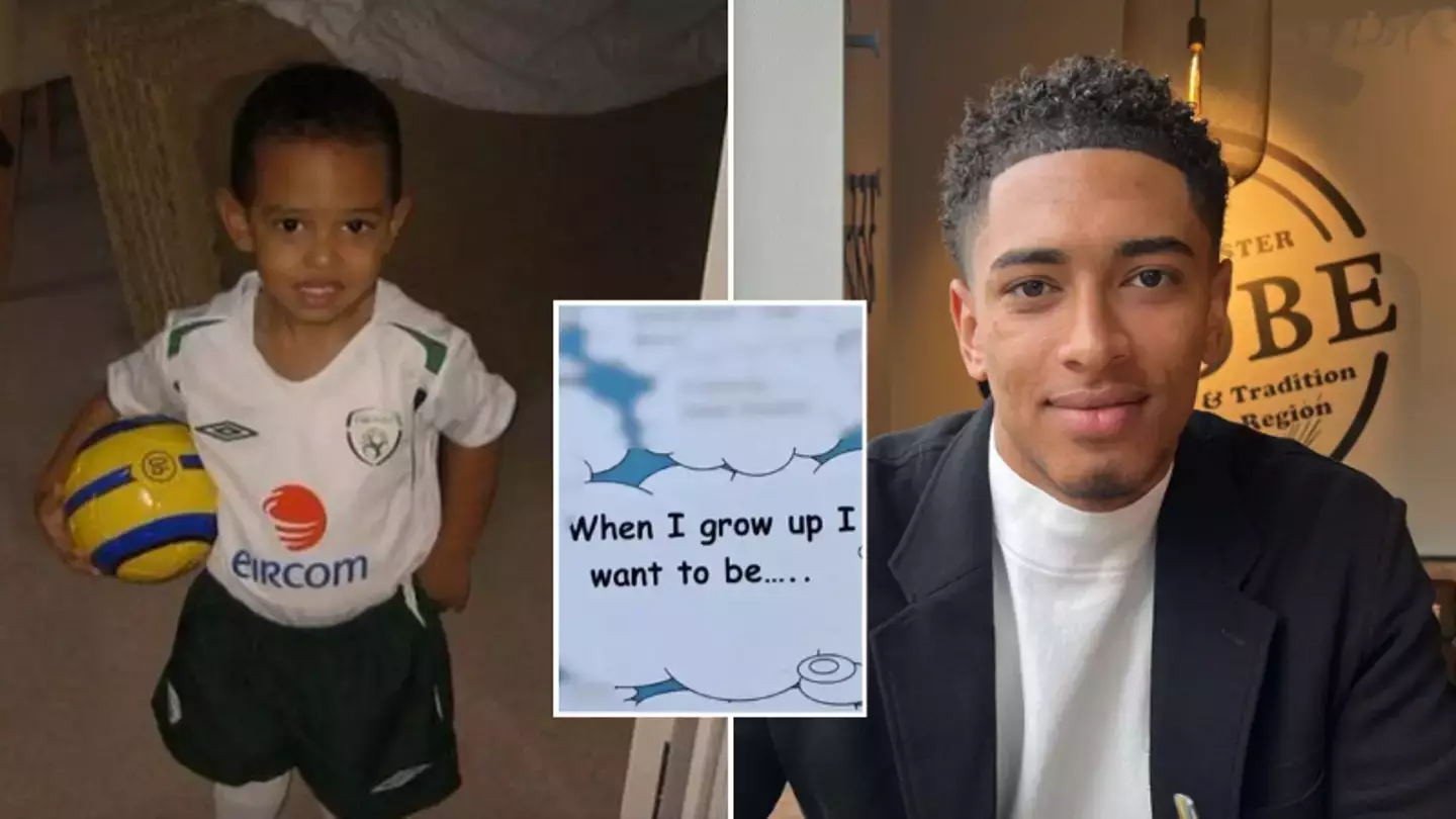 Somebody who went to primary school with Jude Bellingham has posted his leavers yearbook entry