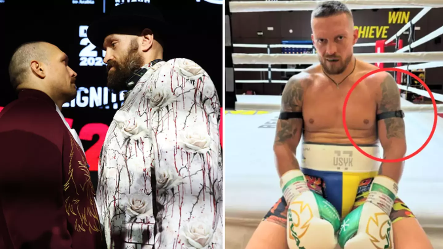 The genius reason why Oleksandr Usyk trains with straps on his arms ahead of Tyson Fury rematch