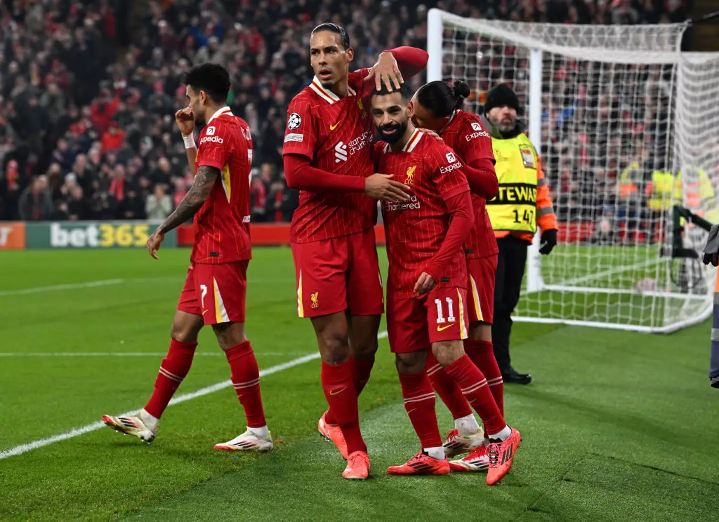 Liverpool won seven of their eight group matches on their way to reaching the Champions League last 16 (Image: Getty)