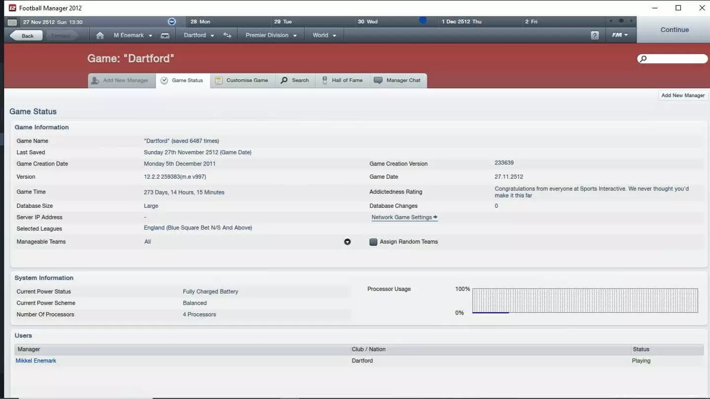 The all-important stats.