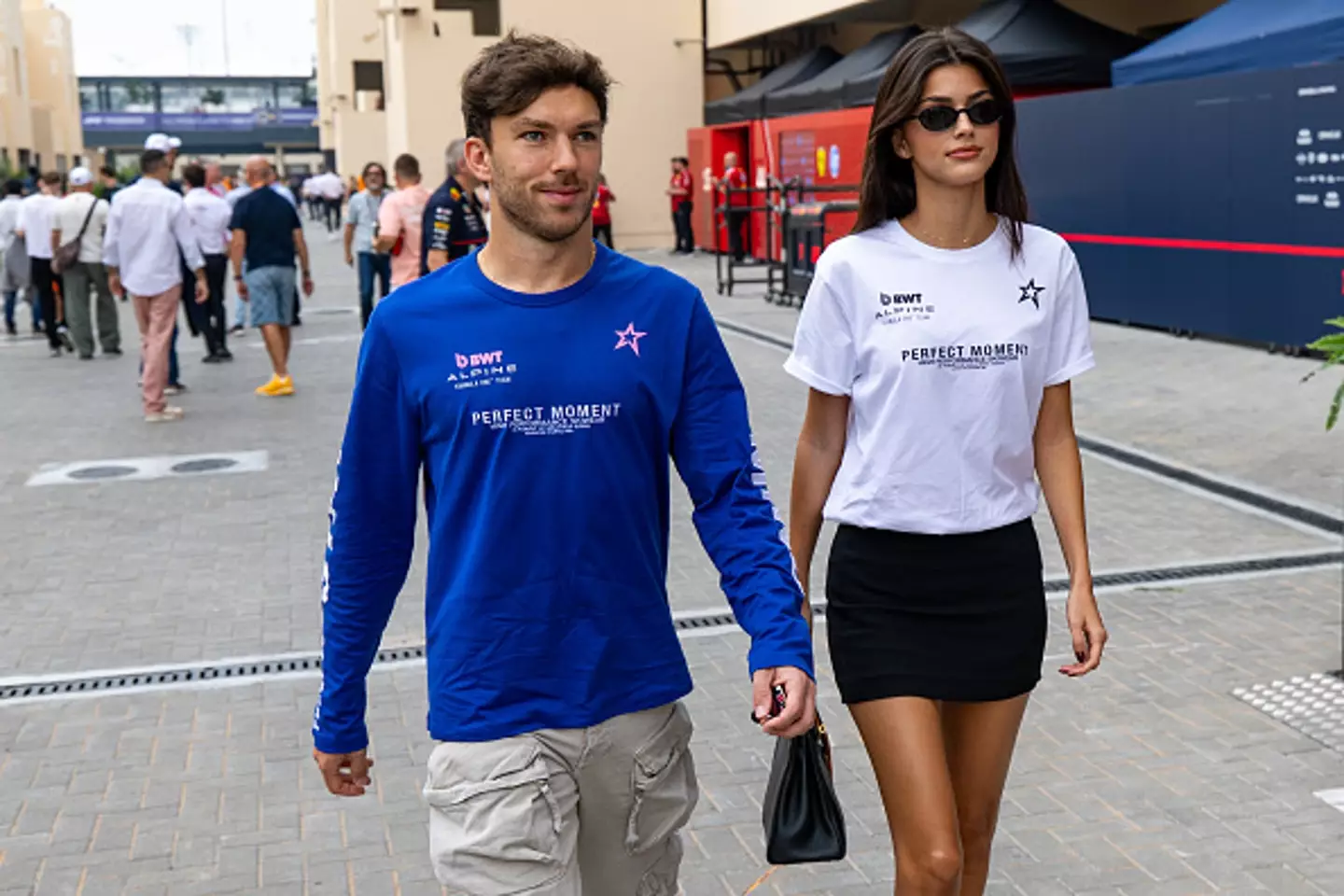 Gasly and partner Francisca Cerqueira Gomes pictured (Image: Getty)
