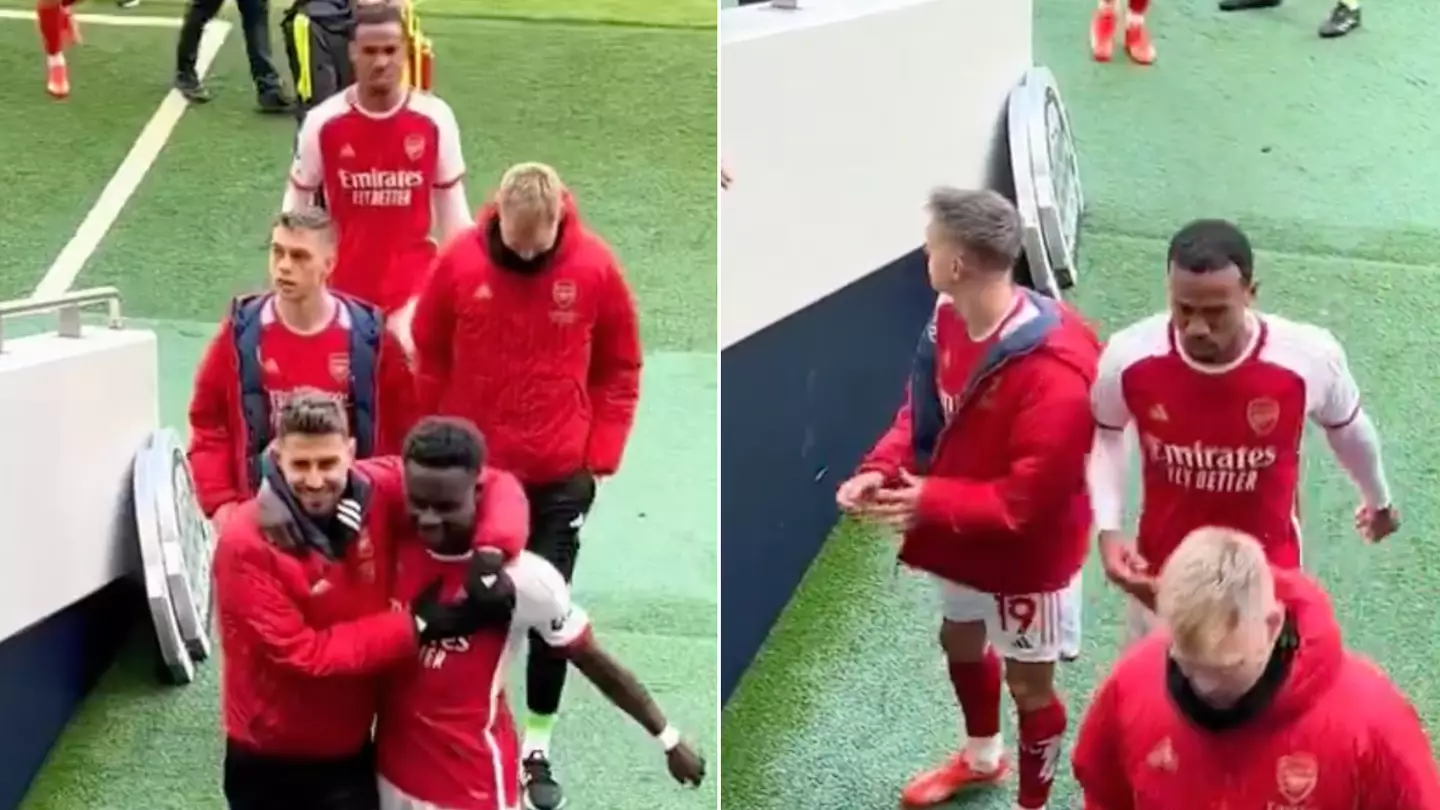 Fans stunned after spotting what Leandro Trossard did at full-time after Arsenal win vs Spurs