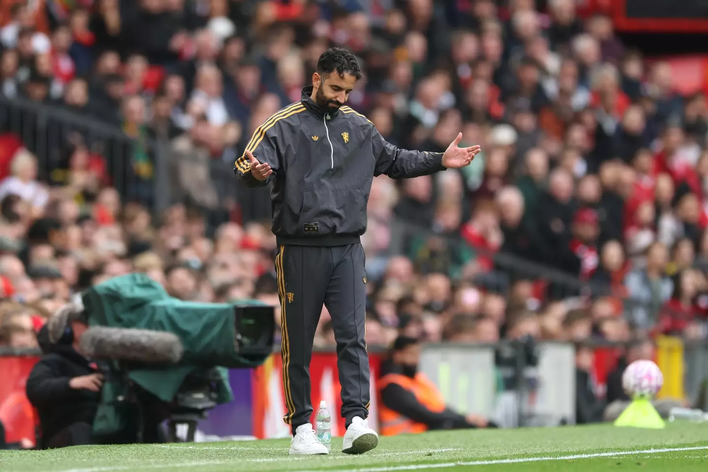 Amorim pictured during Saturday's Premier League clash against Sunderland. Image credit: Getty