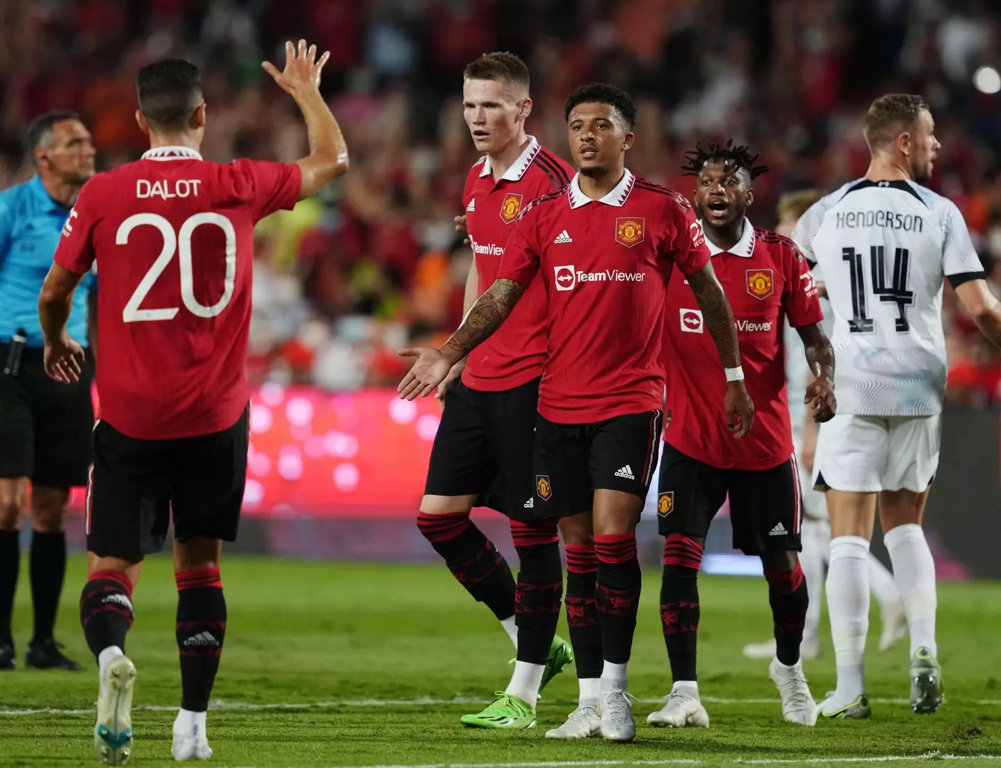 United also impressed against Liverpool. Image: Alamy