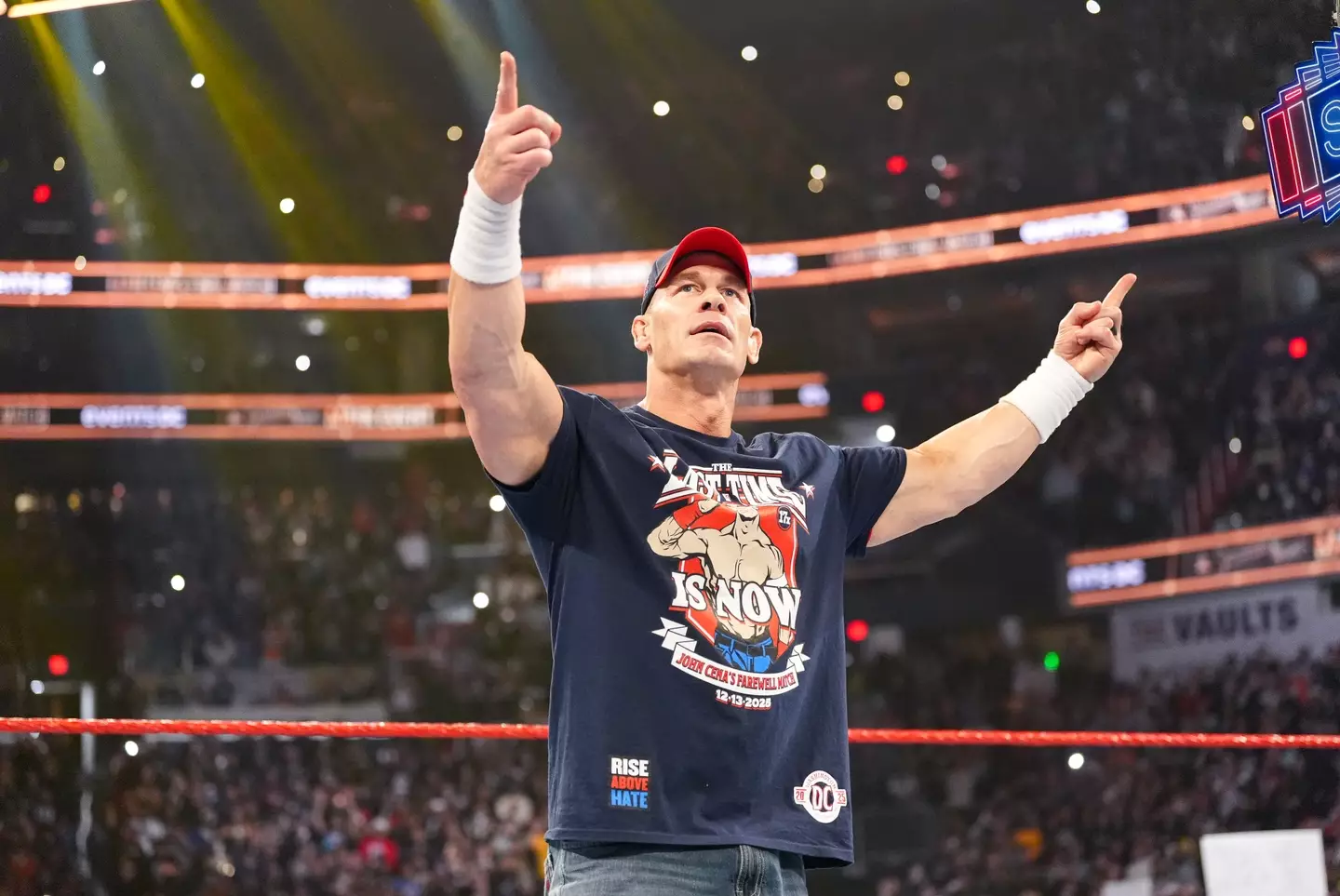 John Cena's wrestling career ended with a surprise loss to Gunther. (Image: Getty)